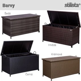 Cutie de depozitare de grădină STILISTA 122x62x56cm - Gri