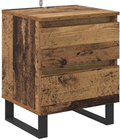 vidaXL Dulap de noapte Lemn vechi 40 x 35 x 50 cm Lemn compozit