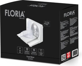 Feliator electric Floria ZLN1931 pentru alimente, 150W, lama detasabila otel inoxidabil 170mm, ajustare taiere intre 0 si 15mm