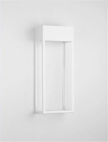 Aplica LED iluminat ambiental perete exterior IP65 MOBY alb