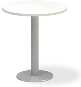 Masa de intalnire ProOffice, diametru 70 cm, alba