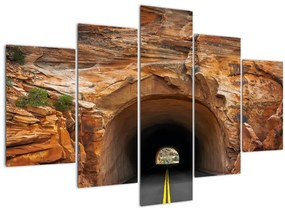 Tablou - tunel în stâncă (150x105 cm)