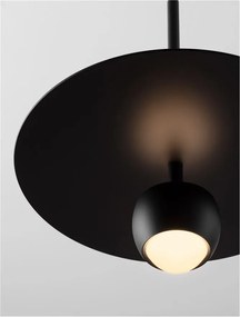 Pendul LED stil minimalist EDEM negru