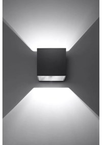 Aplică Sollux Geo, negru