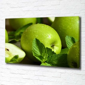 Tablou pe pânză canvas Mere verzi