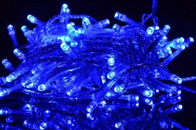 Lumini LED de Crăciun, 2 bucăți, 450 cm, albastru