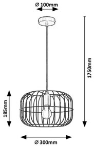 Pendul design industrial Xenia 4919 RX