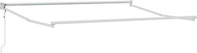 vidaXL Cadru pentru cort retractabil Alb 300 x 250 cm Aluminiu