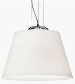 Pendul modern diametru 40,5cm CYLINDER SP1 D40 BIANCO 025438