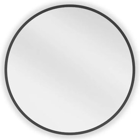 Mexen Loft oglindă baie rotundă 50 cm, ramă neagră - 9850-050-050-000-70