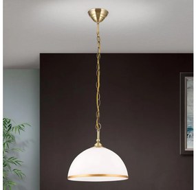 Lustră pe lanț Orion HL 6-1809/1 OLD LAMP 1xE27/40W/230V alb/bronz