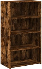 vidaXL Dulap înalt, stejar fumuriu, 70x41x124 cm, lemn prelucrat