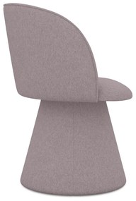 Scaun de sufragerie mov lavandă tapițat Maia – Makamii