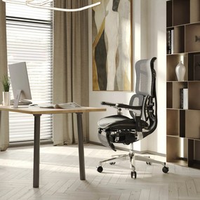 Scaun de birou ergonomic BRAVE V-Kinetic: negru