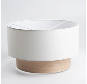 Abajur universal KERIA Ø 50 cm, alb/maro