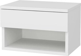 Noptiera Jamot, alb, PAL, 45x29x32 cm