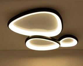 Plafoniera LED CCT cu telecomanda AREA 3 negru