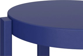 Scaun de bar albastru din oțel (înălțime șezut 65 cm) Doon – noo.ma