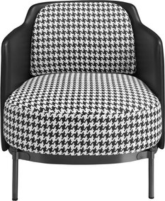 Fotoliu elegant design italian White and Black