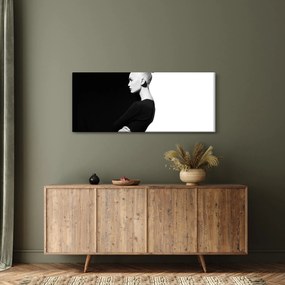 Tablou - O femeie à la yin și yang (120x50 cm)