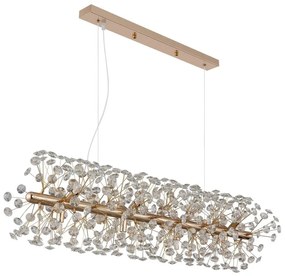 Lustra suspendata design elegant KATRINA L-90cm auriu 64135H4 GL