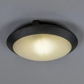 Rabalux 77234 - Ven plafonieră WELRO 1xE27/9W/230V IP65 Ø 30 cm neagră