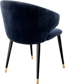 Scaun design elegant LUX Volante albastru 112778 HZ