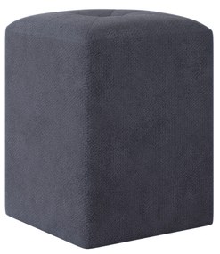 Taburet Tapitat Talin, Bleumarin, Stofa, L 35 x l 35 x H 45 cm