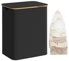 Coș pentru rufe TATE, negru