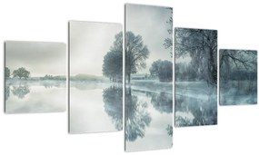 Tablou cu natura iarna (125x70 cm), în 40 de alte dimensiuni noi