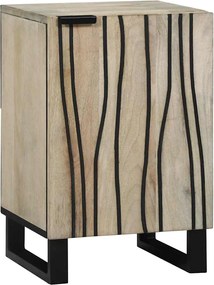 vidaXL Dulap pentru Chiuveta de Baie cu raft Alb 38 x 33,5 x 58 cm