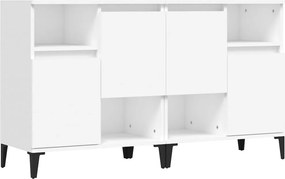 vidaXL Dulapuri, 2 buc, alb, 60x35x70 cm, lemn prelucrat