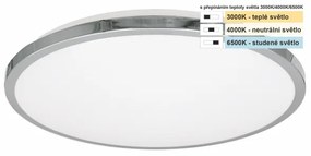 Plafonieră LED pentru baie Top Light SILVER LED/10W/230V IP44 d. 29 cm crom lucios