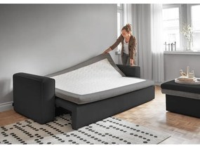 Canapea gri închis extensibilă 237 cm Wilson – Miuform