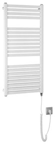Radiator portprosop electric pentru baie Aqualine TONDI-E 300W/230V 97 cm alb