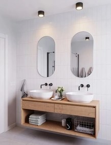 Plafoniera LED pentru baie design modern, 3-step MOODMAKER, IP44, LANDON 8 negru