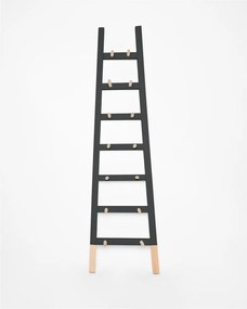 Cuier scară din lemn Surdic Negro, negru