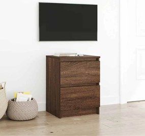 vidaXL Dulap TV Stejar maro 40x35x54 cm Lemn prelucrat