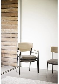 Scaune de dining bej/natural 2 buc. Maymont – Rowico