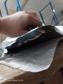 OFERTA Masa de dining negru BERGEN 120x80 cm II. calitate