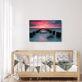 Tablou - Pietre în mare (90x60 cm)