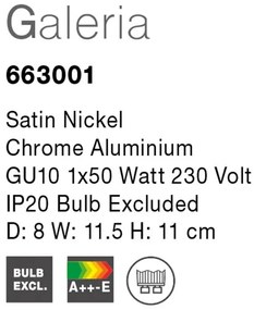 Aplica perete moderna cu spot Galeria NVL-663001