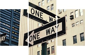 Tablou - New York ONE WAY (90x60 cm)