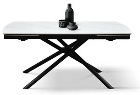 Masa ceramica extensibila Sahara Statuario 140 cm /90 cm /75 cm