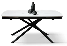 Masa ceramica extensibila Sahara Statuario 160 cm /90 cm /75 cm
