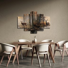 Tablou - Vintage pictura wildlife (150x105 cm)