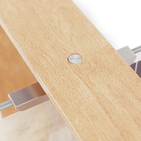 Ramă foto în culoare naturală cu picior de susținere din lemn 26x31,5 cm Bellwood – Umbra