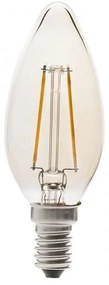 Bec E14 CANDLE FILAMENT LED AMBER 2W 2200K 17427