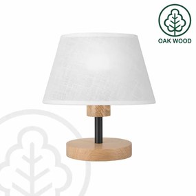 Lampă de masă Brilagi ANTHONY 1xE14/40W/230V stejar/alb