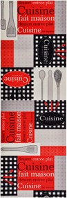 vidaXL Covoraș de bucătărie lavabil, model Cuisine, 60 x 180 cm
